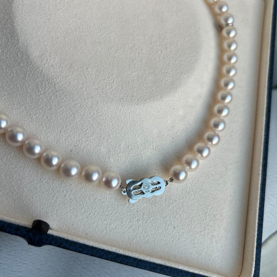 定価約83万円！MIKIMOTO ミキモト　K18真珠ネックレス