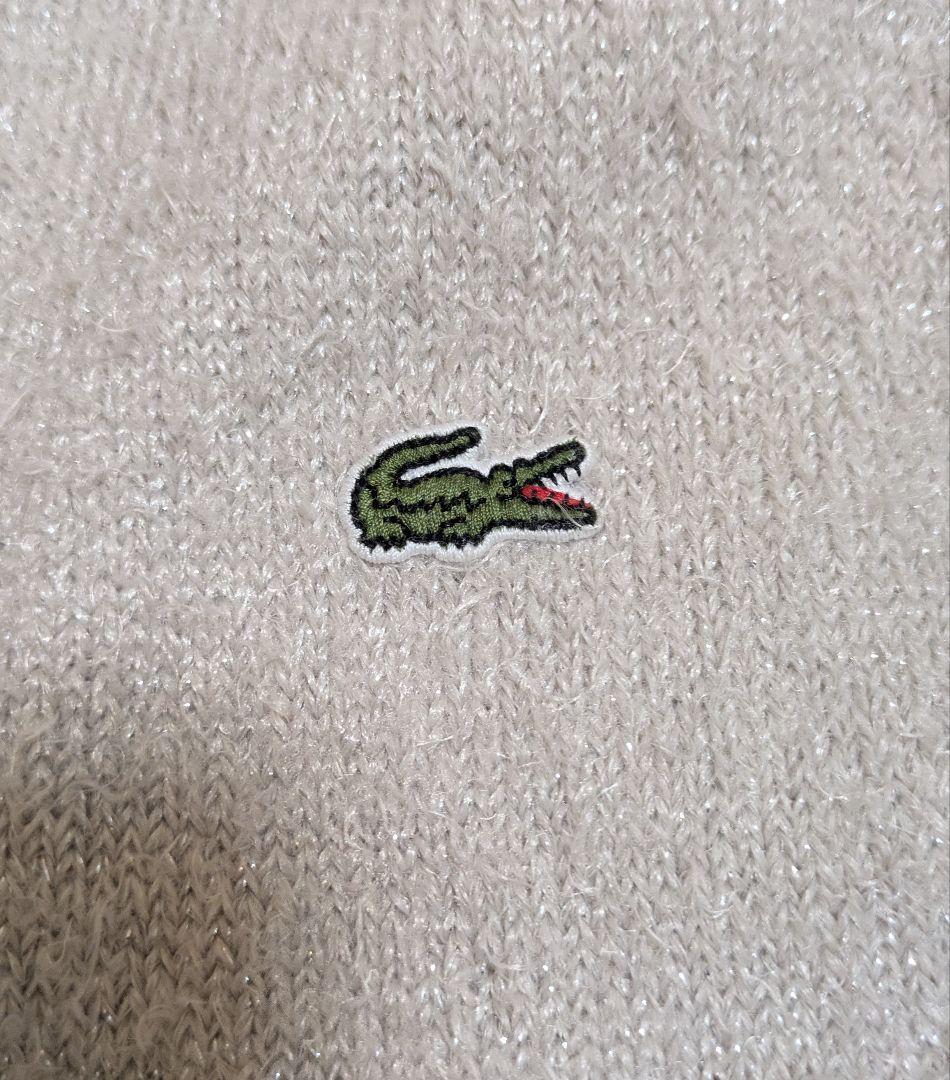 Lacoste 　スナイデル　コラボ　ラメカーディガン　36