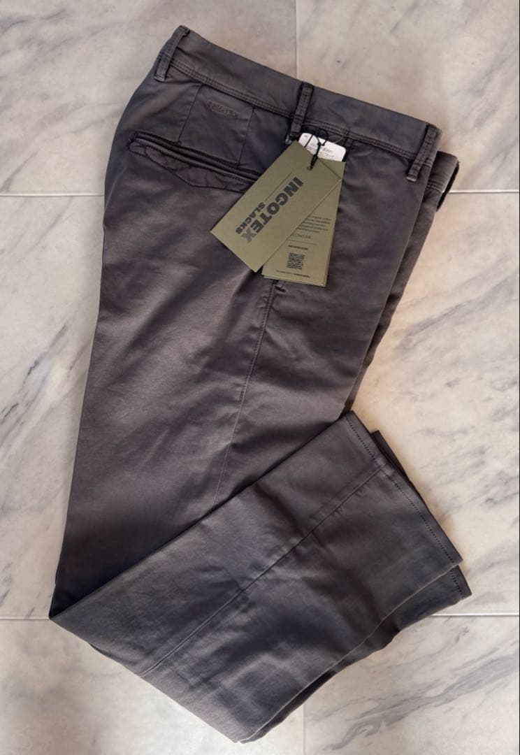 【新品未使用】INCOTEX(インコテックス)コットンパンツ 29