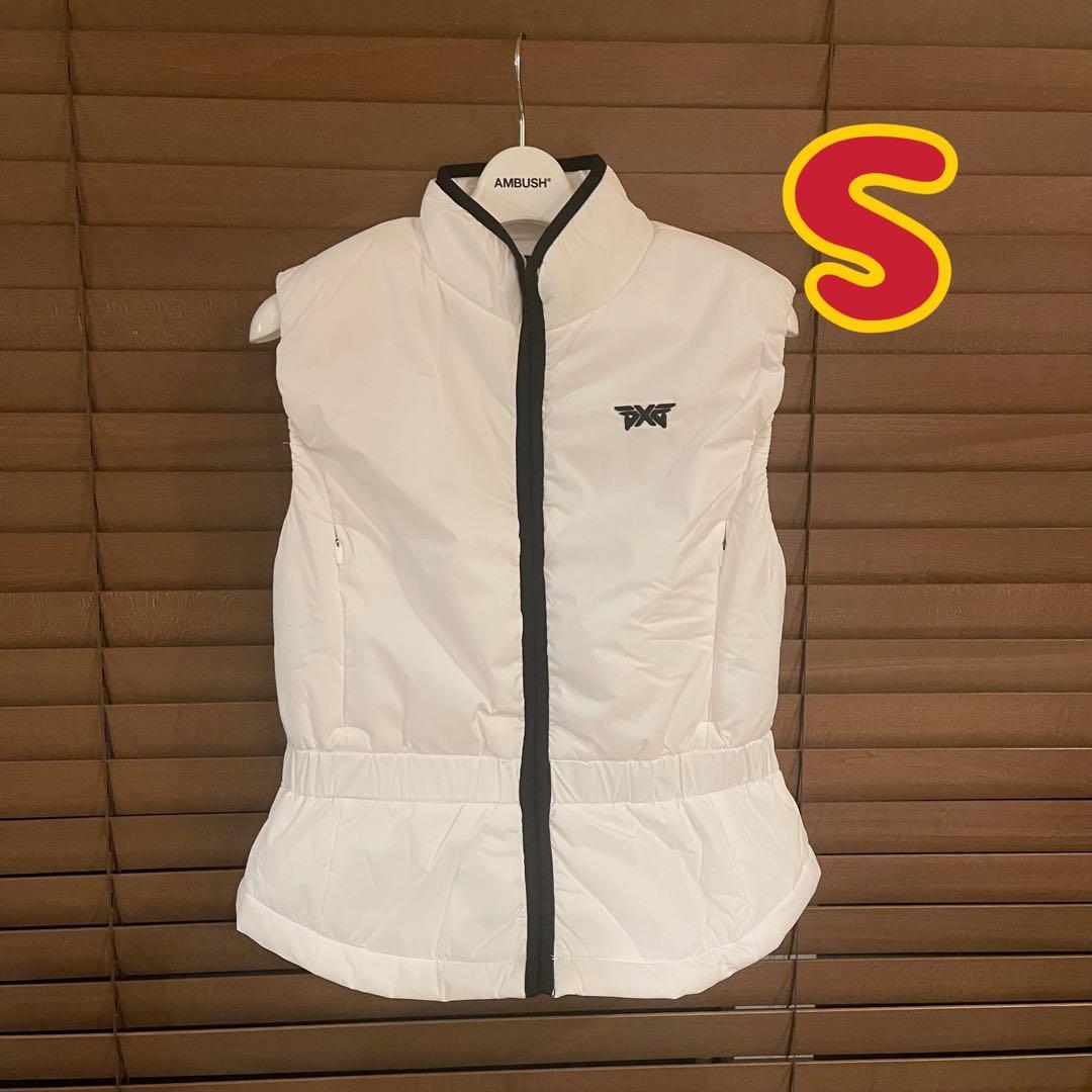 【白S】PXG ゴルフ レディース トップス 中棉 ベスト