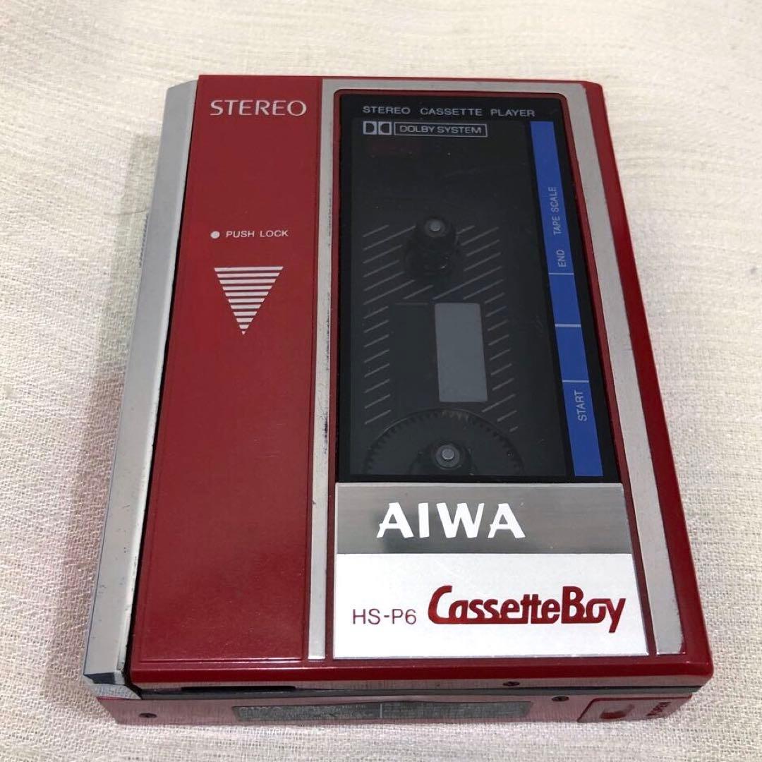 AIWA CassetteBoy カセットプレーヤー 赤 レトロ ジャンク
