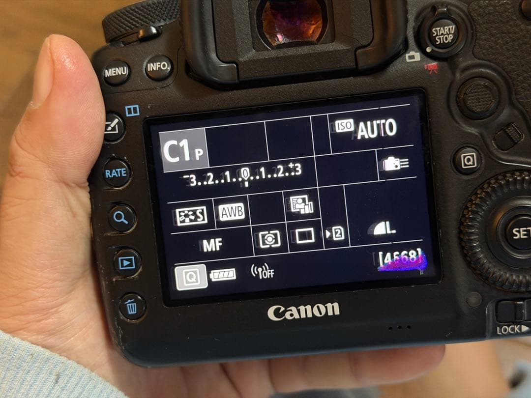Canon EOS 5D Mark IV モニターに不備あり