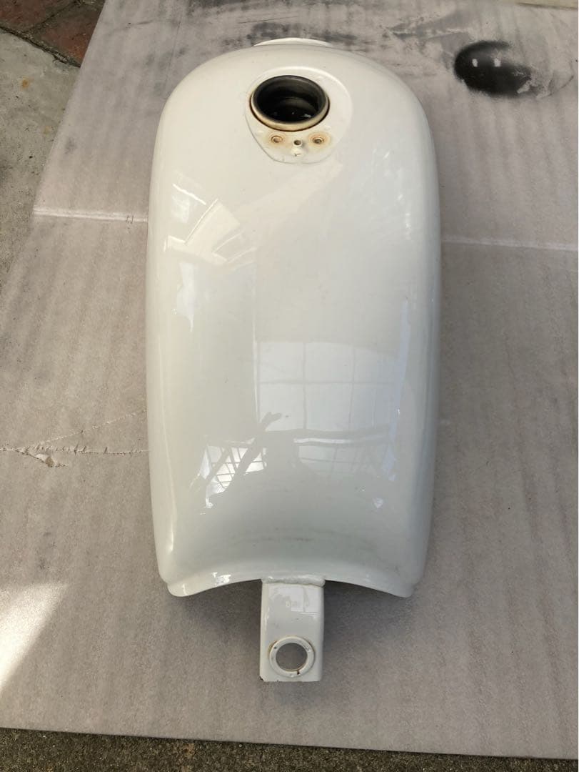 Kawasaki 250TR純正 ホワイトタンク