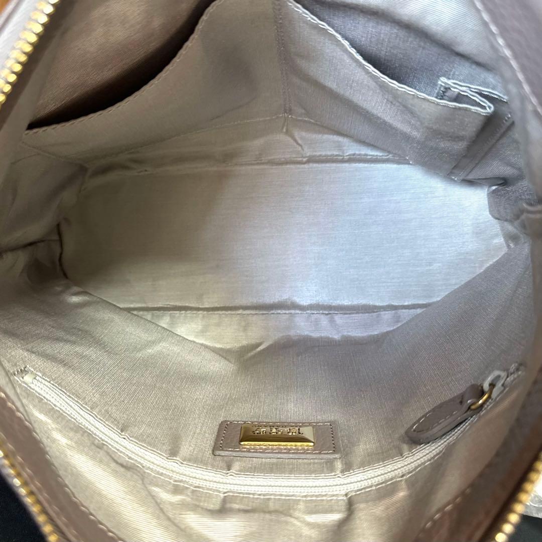 専用品傳濱野 den Hamano CIEL トープ 2WAYハンドバッグ