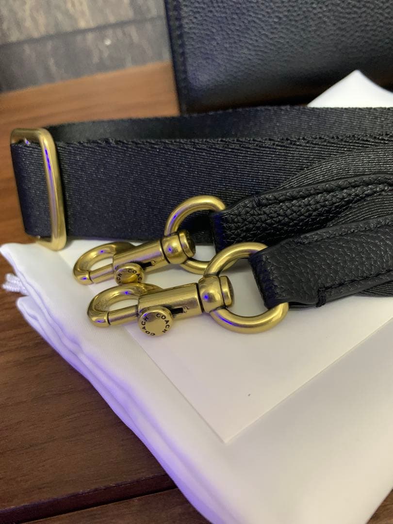 コーチ カーゴトート26 レザー ブラック