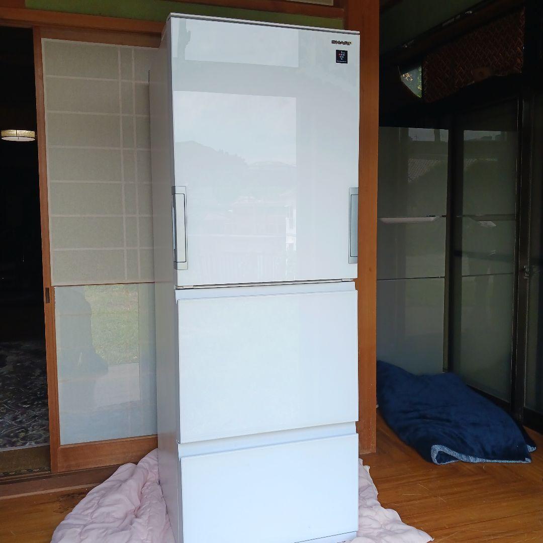 SHARP冷蔵庫３ドア　両開きタイプ　2020年製３５０L　SJ-GW35F-W