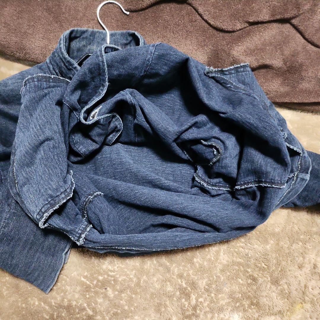 45RPM インディゴブルー　スウェット生地ジャケット　4 XL