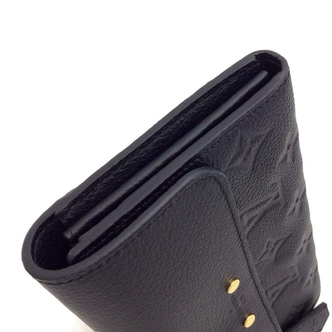 ルイヴィトン モノグラム アンプラント 黒 ノワール ポンヌフ 長財布