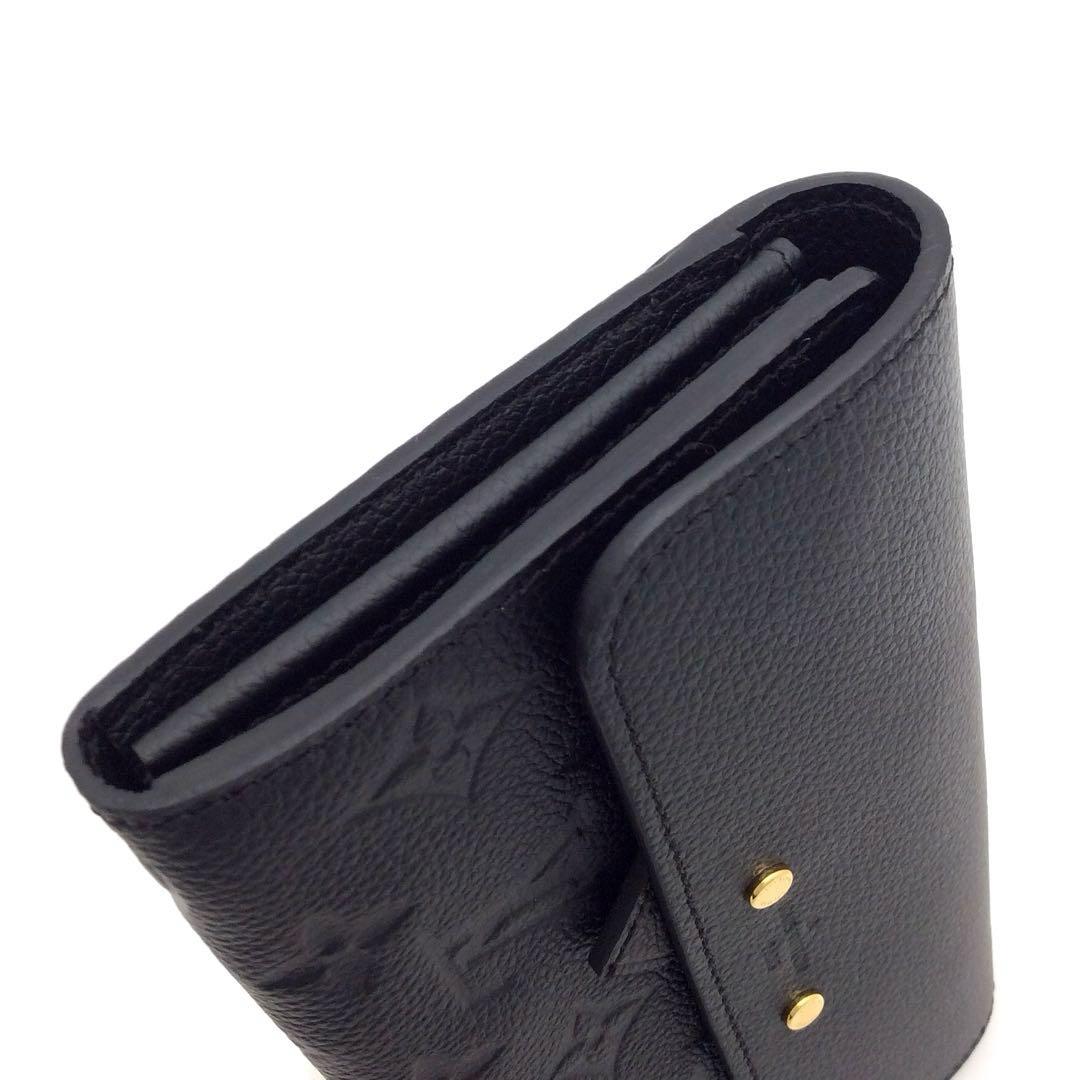 ルイヴィトン モノグラム アンプラント 黒 ノワール ポンヌフ 長財布