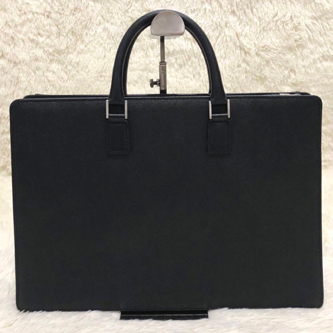 未使用✨バーバリー レザー　ビジネスバッグ ブリーフケース ブラック