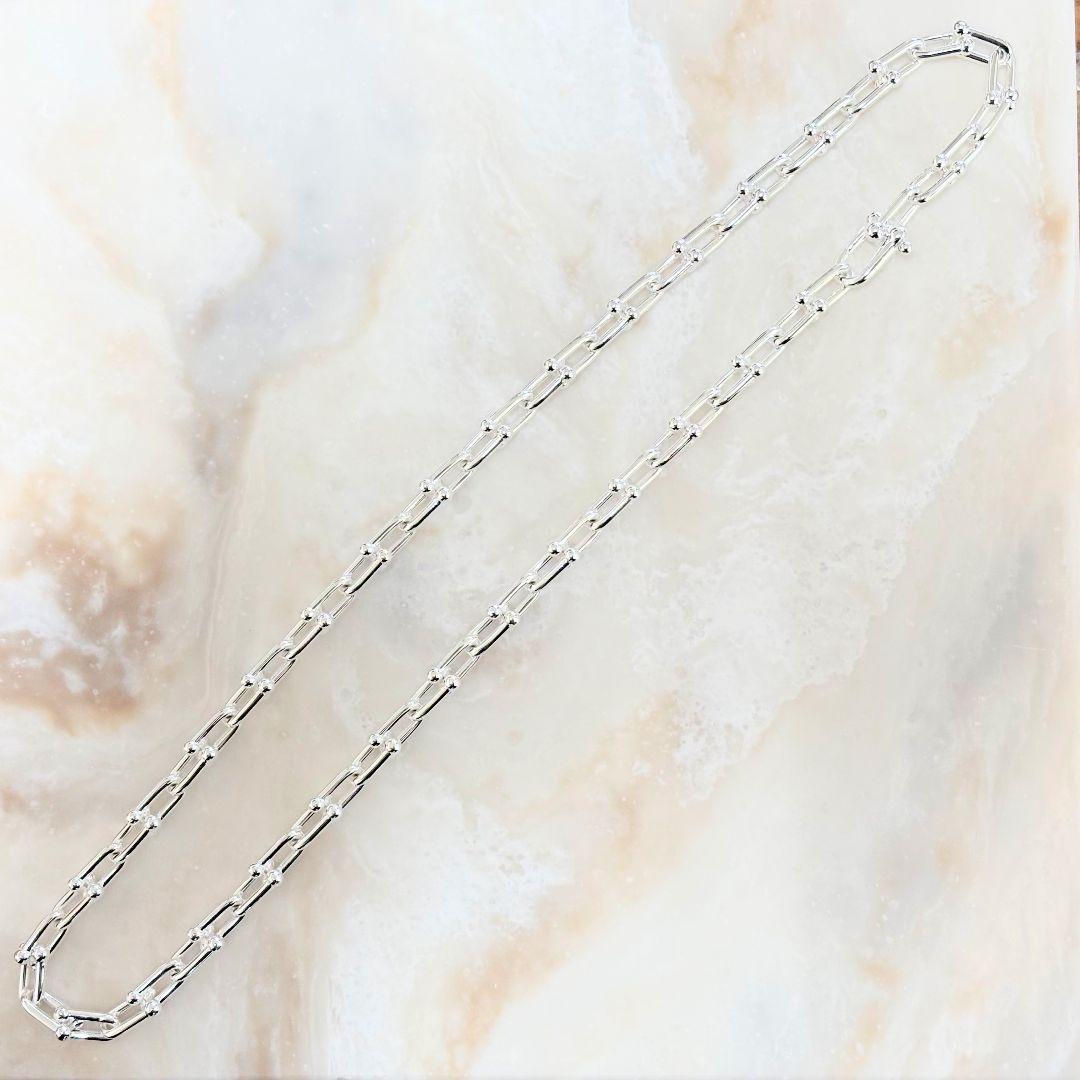 【極美品】TIFFANY&CO. ティファニー ハードウェアネックレス42.8g