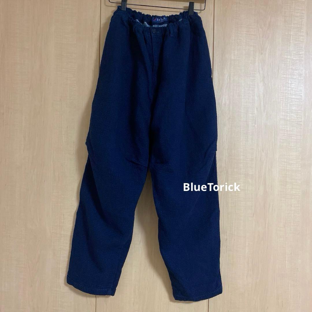 BlueTorick ブルートリック　刺子バルーンパンツ　インディゴM