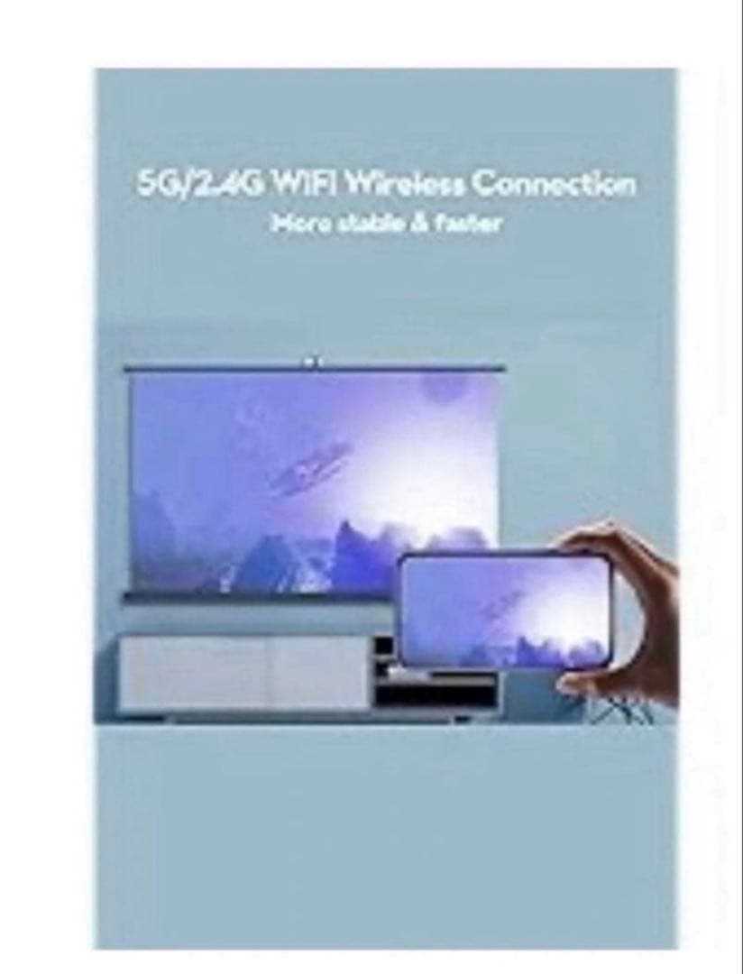 Netflix対応 超小型プロジェクター COI ホワイト 高画質コンパクト新品