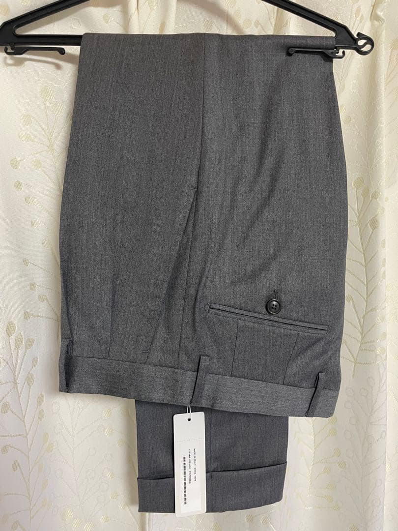 新品未使用 鎌倉シャツ スラックス イタリア製 44