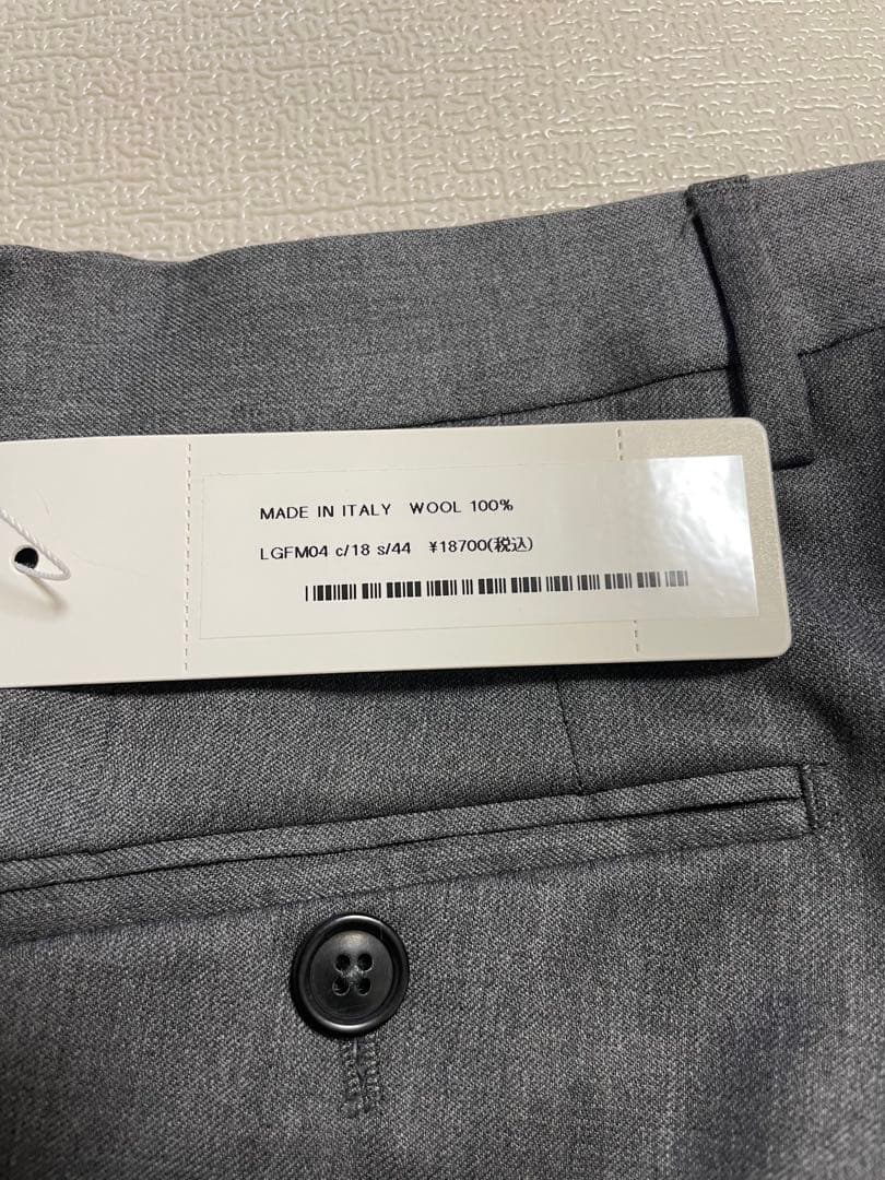 新品未使用 鎌倉シャツ スラックス イタリア製 44