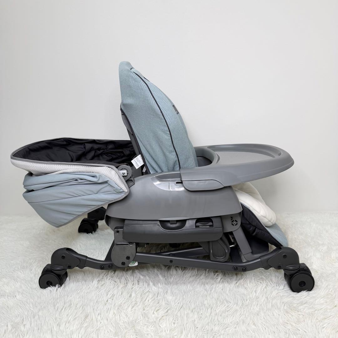 極美品 Combi ネムリラ BEDi Long ハイローチェア スリープシェル