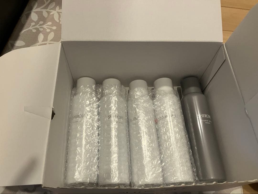 SHIRORU クリスタルホイップ120g 4本➕１本