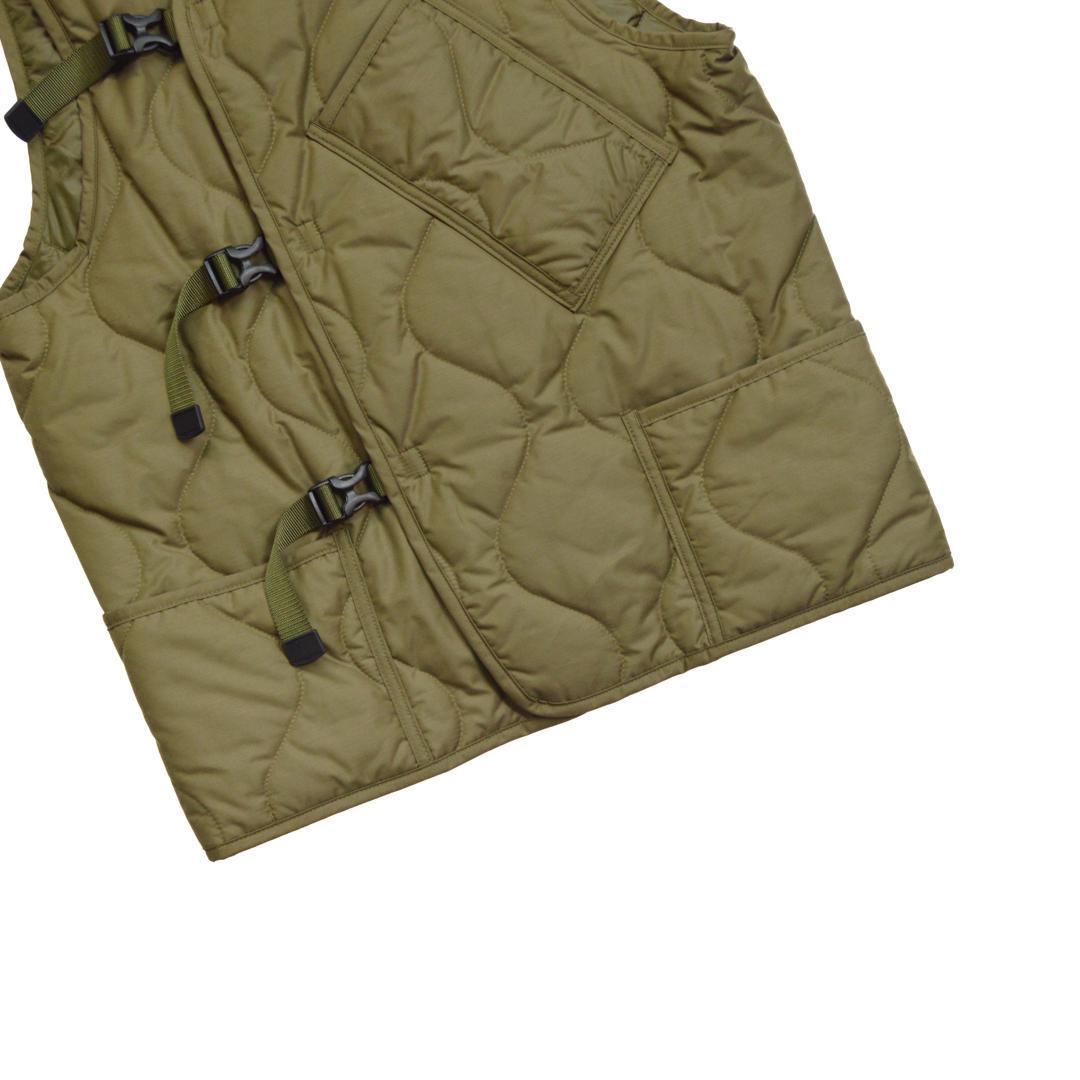 【美品】ROCKEY MOUNTINロッキーマウンテン ダウンベスト Sカーキ.