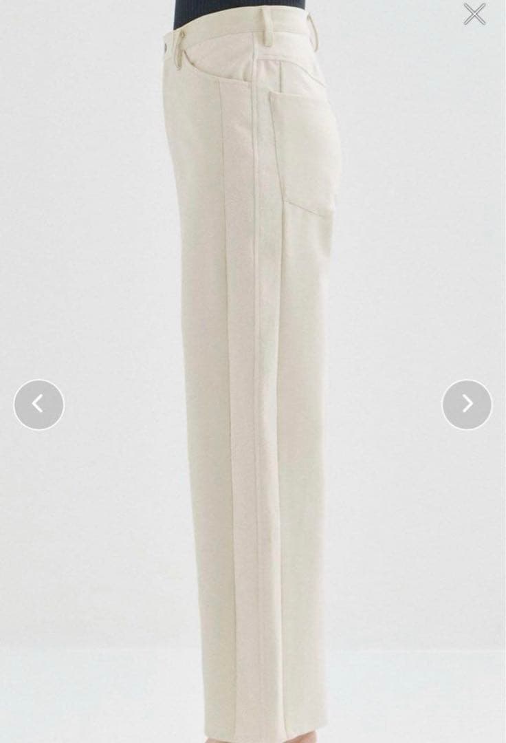 STUDIOUS FEMMENT 三重織ボトム　2wayダブルクロスデニムパンツ