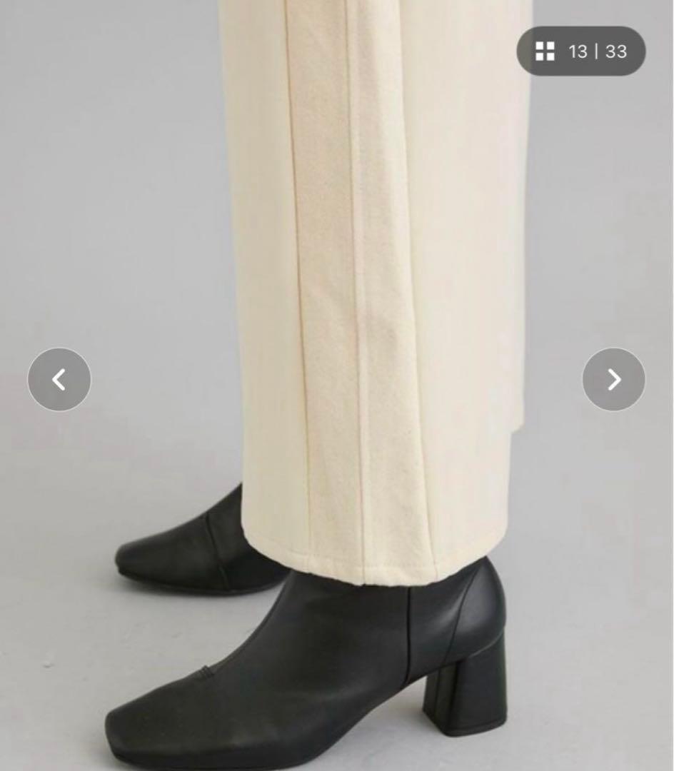 STUDIOUS FEMMENT 三重織ボトム　2wayダブルクロスデニムパンツ