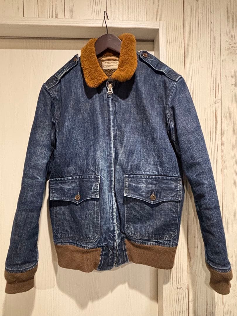 フルカウント FULLCOUNT B-10 デニムフライトジャケット