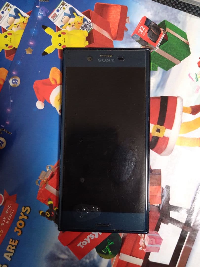 Sony Xperia 青色 docomo 本体