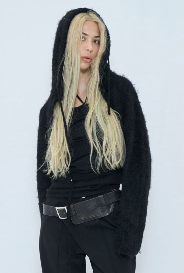 viavanda 2WAY HOODED MUFFLER KNIT ボレロ