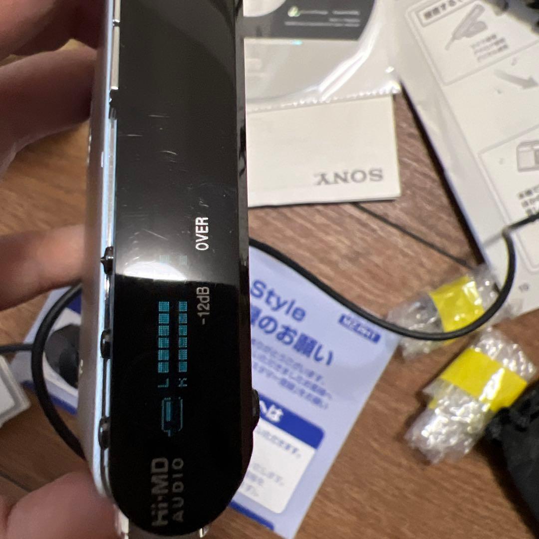 【動作品】SONY WALKMAN MZ-RH1 ポータブルMDプ