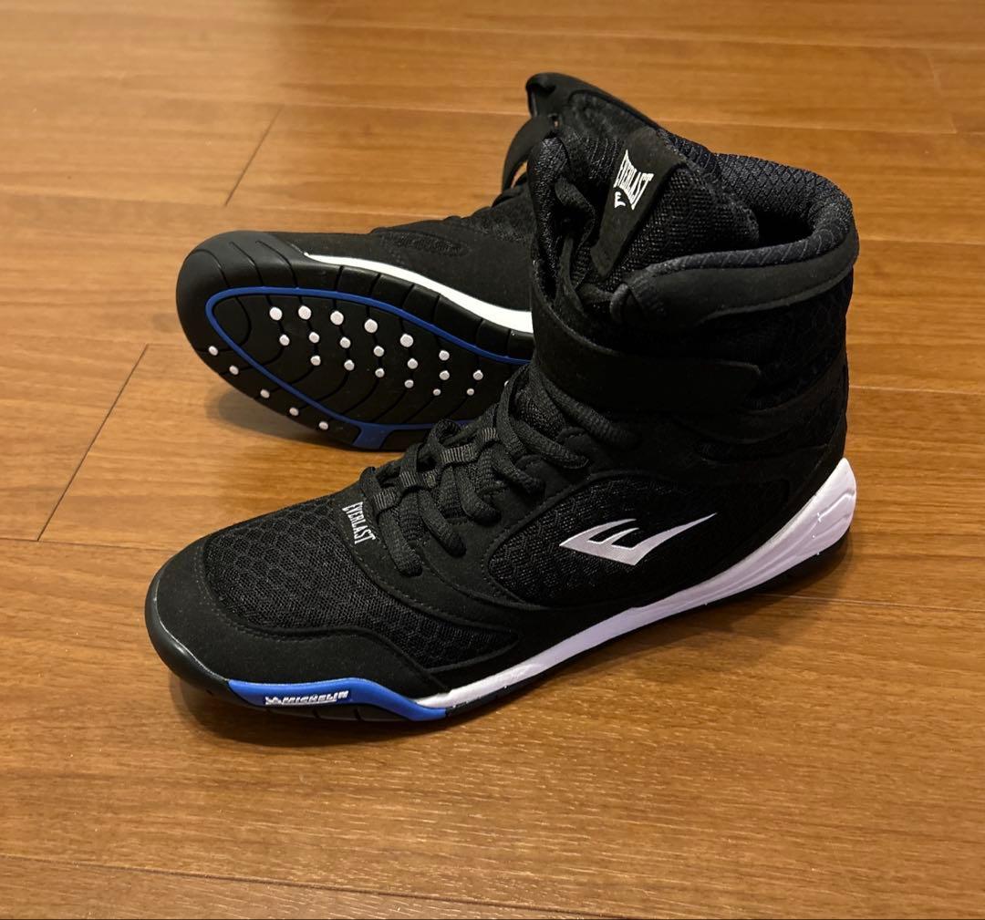 【新品未使用】EVERLAST ハイトップ ボクシング シューズ エバーラスト