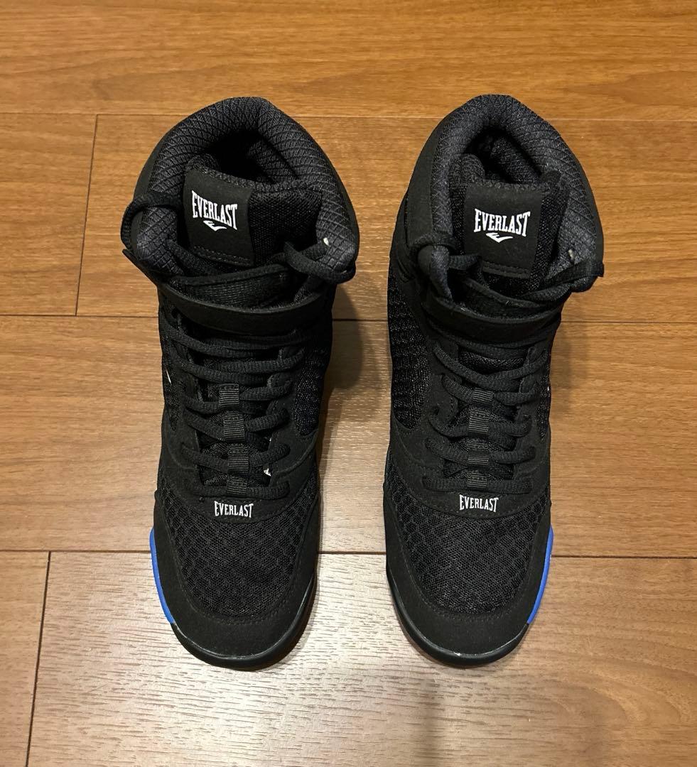 【新品未使用】EVERLAST ハイトップ ボクシング シューズ エバーラスト