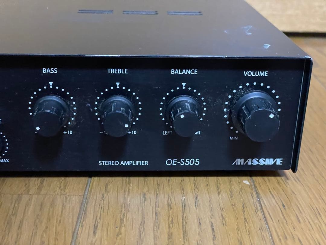 MASSIVE OE-S505 ステレオアンプ　【動作未確認ジャンク】