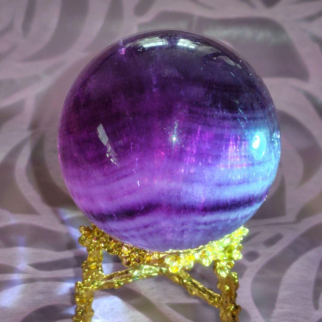 hhkk‼️レア 天然石✨ドラキュラフローライト✨暖色ライトで赤くなる子