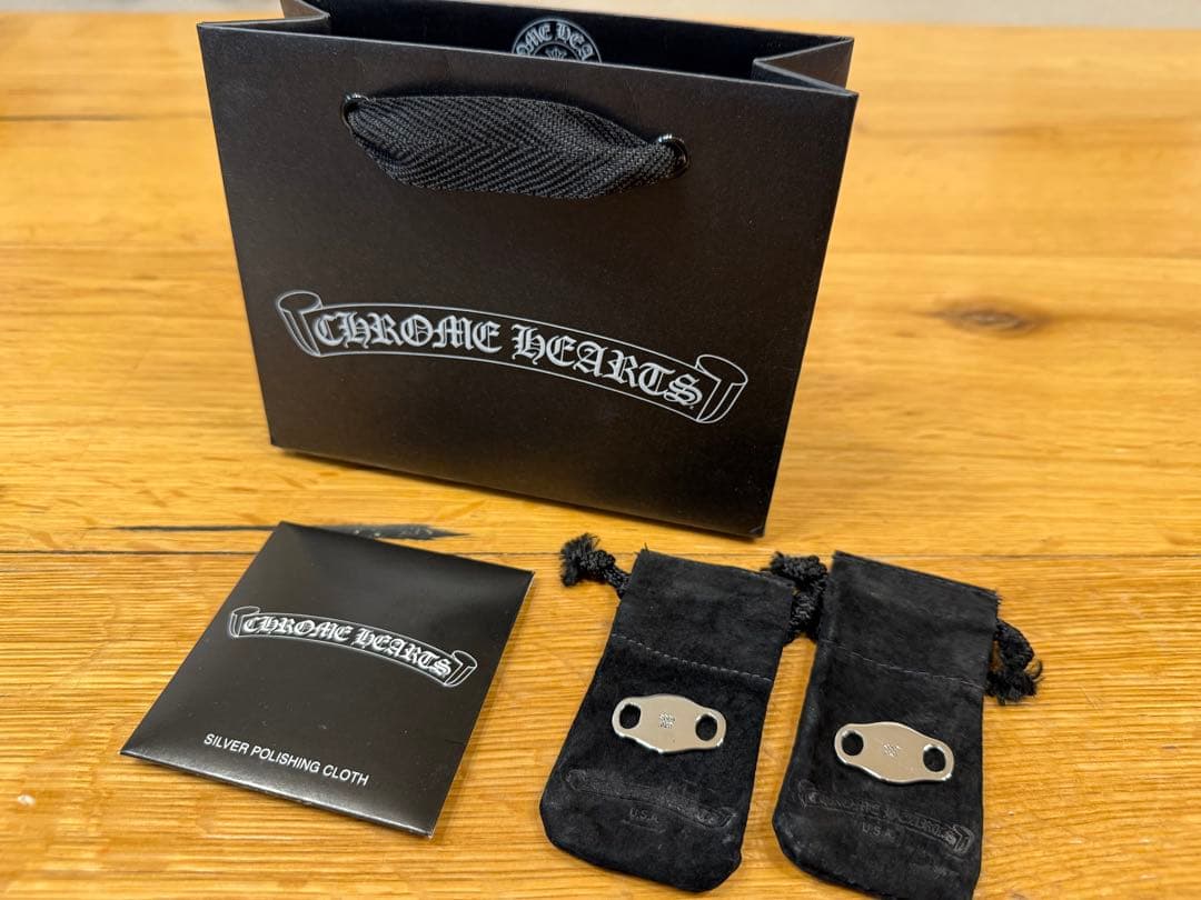 Chrome Hearts クロムハーツ シューレース シルバー 2個セットV1