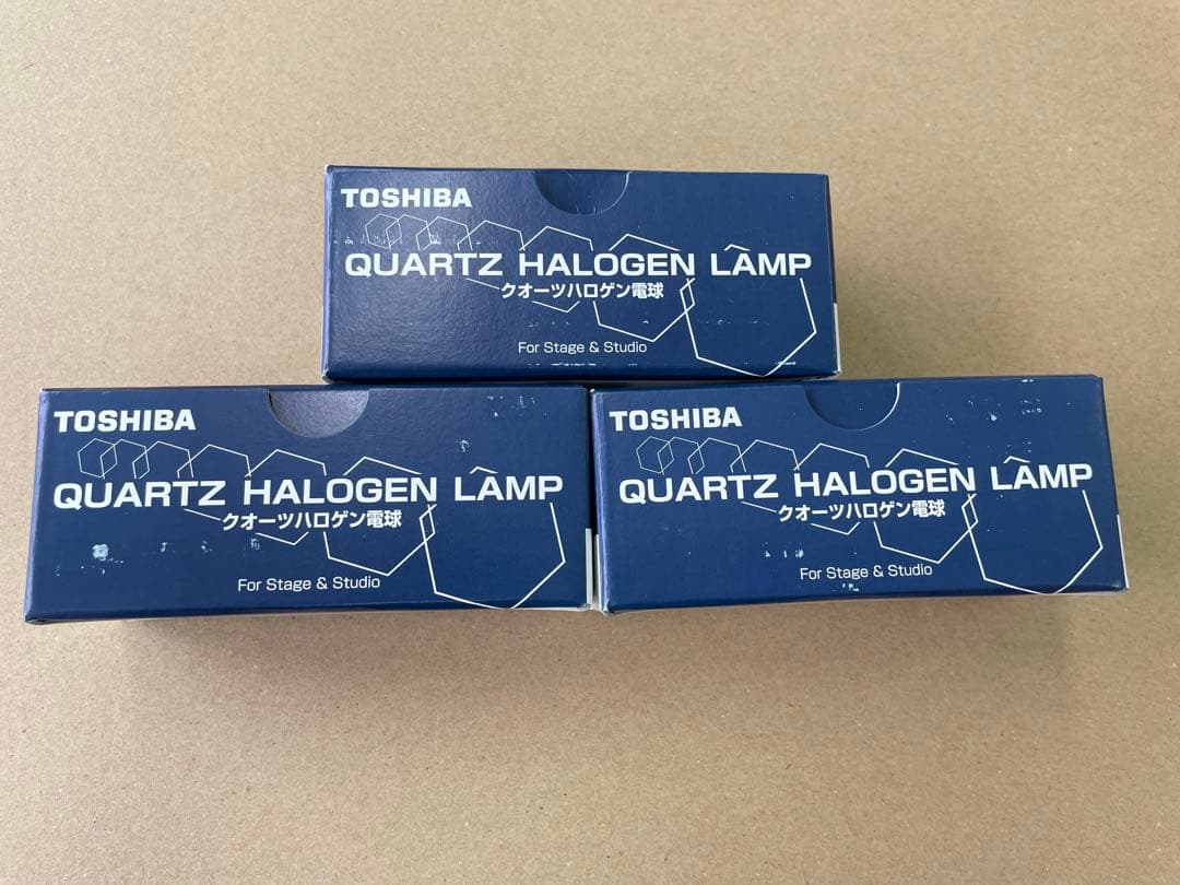 TOSHIBA クオーツハロゲン電球　GSR-5-30 ３個セット