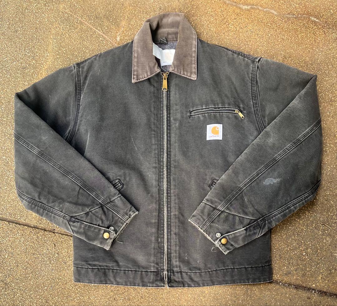 美フェード 90s USA carhartt デトロイトジャケット JB105