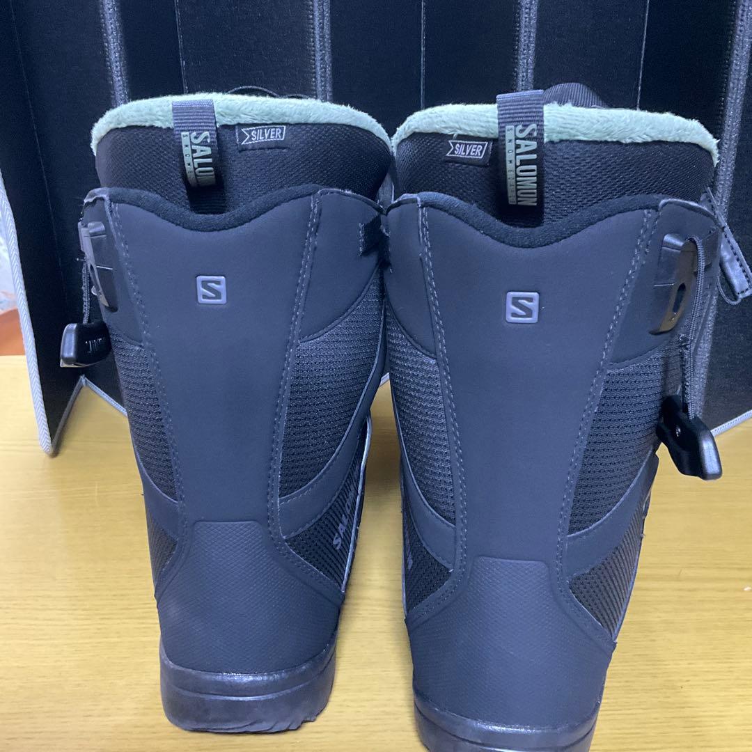 週末値下げ　SALOMON スノーボードブーツ ブラック　レディース　24cm