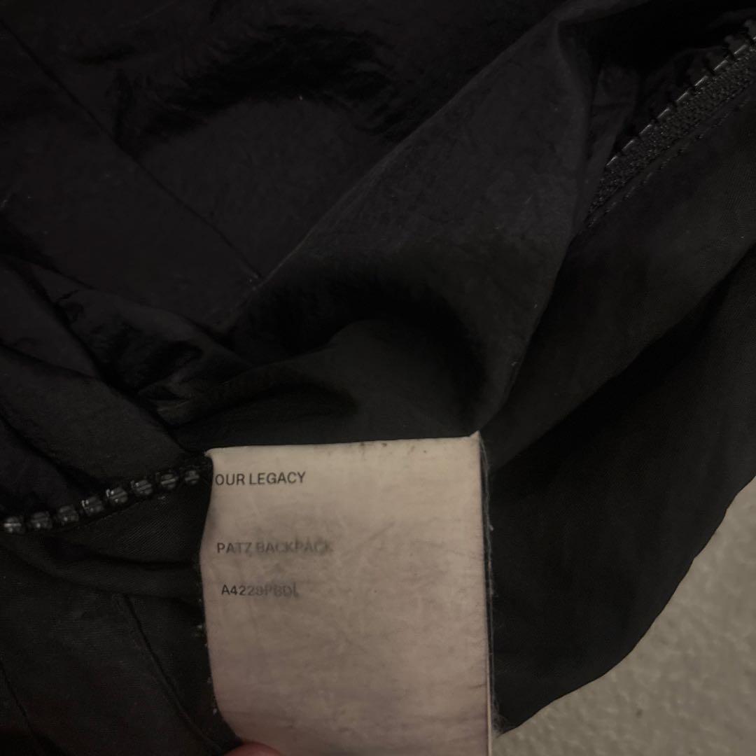 Our Legacy ショルダーバッグ　ブラック　黒