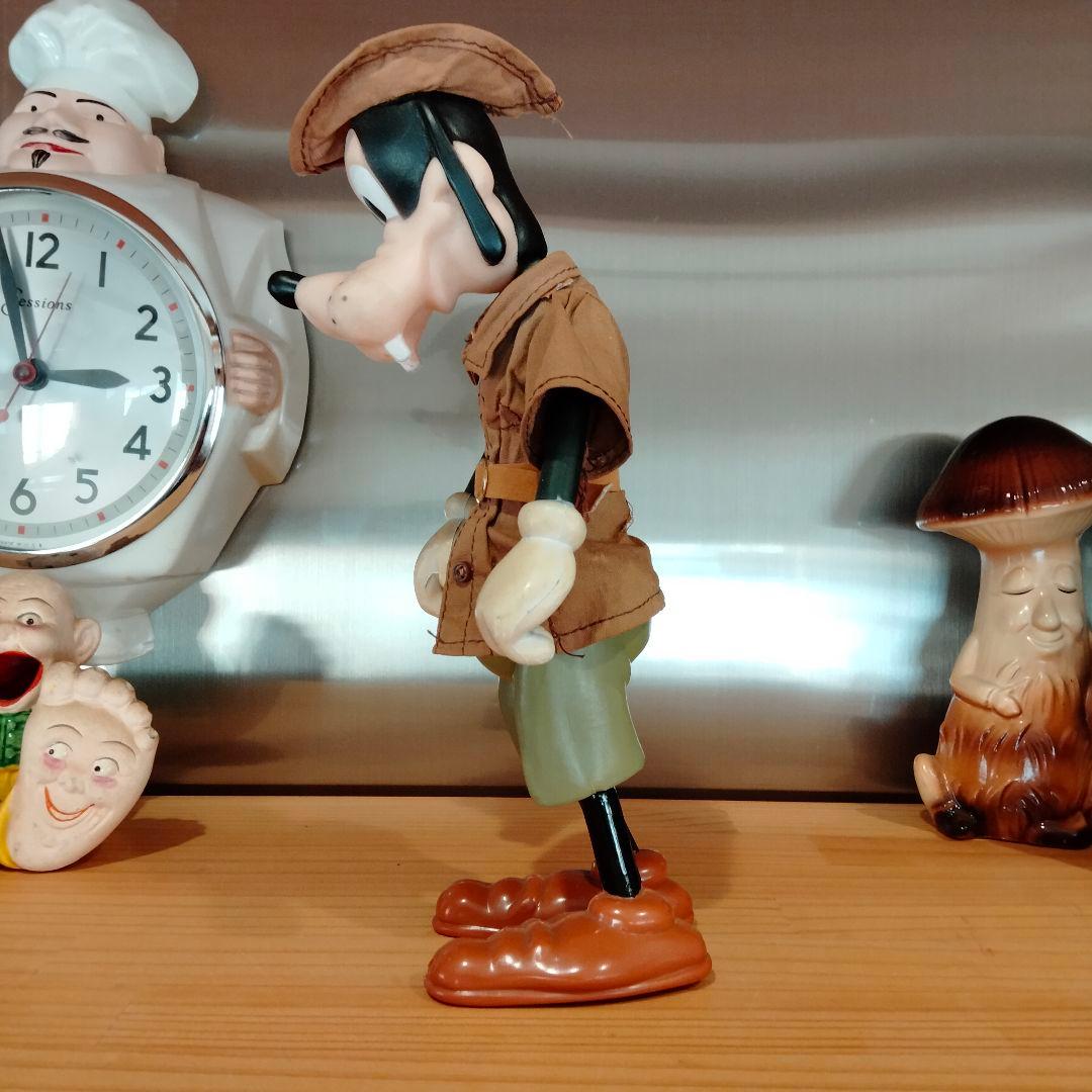 70s ビンテージ グーフィー サファリ ディズニー 人形