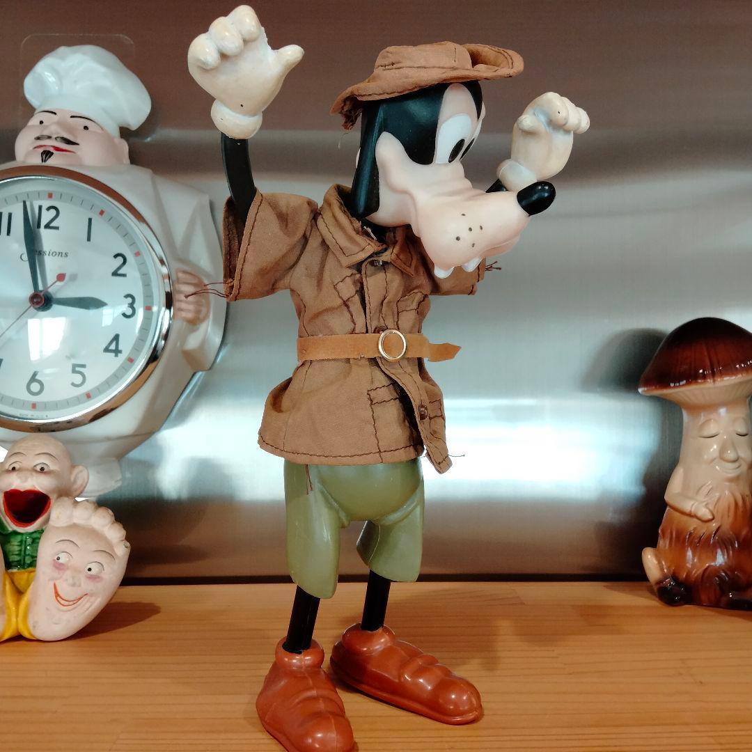 70s ビンテージ グーフィー サファリ ディズニー 人形