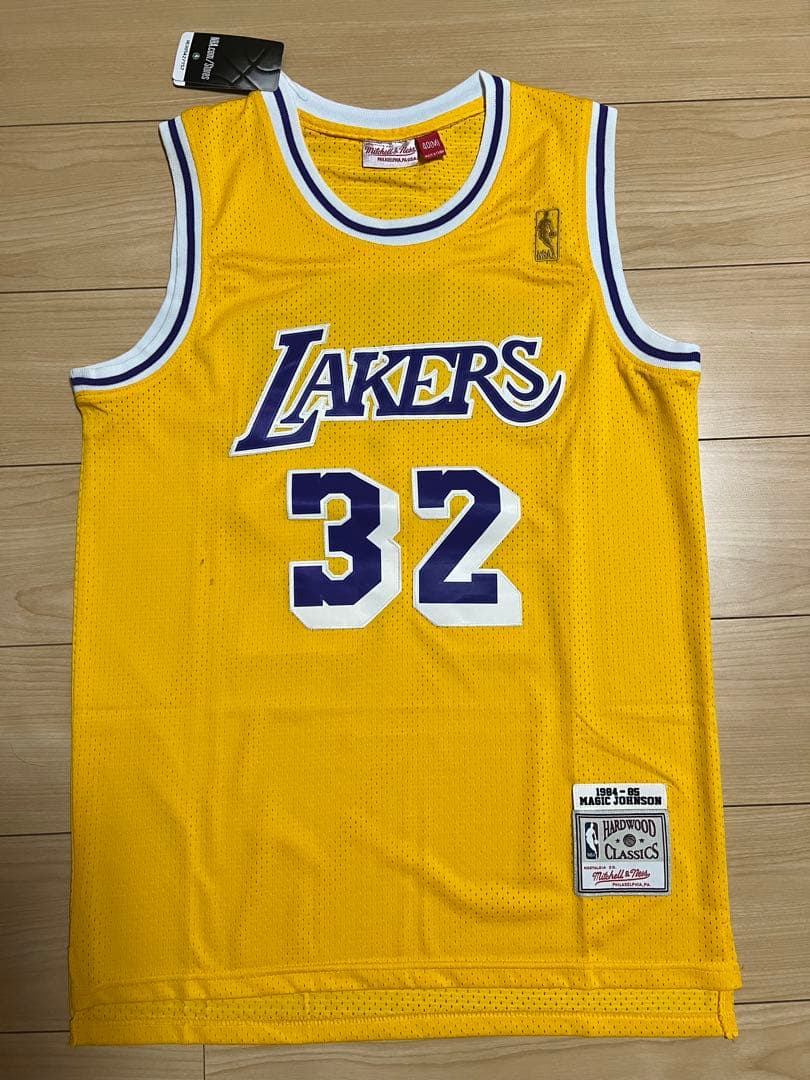 レイカーズ マジック・ジョンソン ユニフォーム 32番 Lサイズ NBA 正規品
