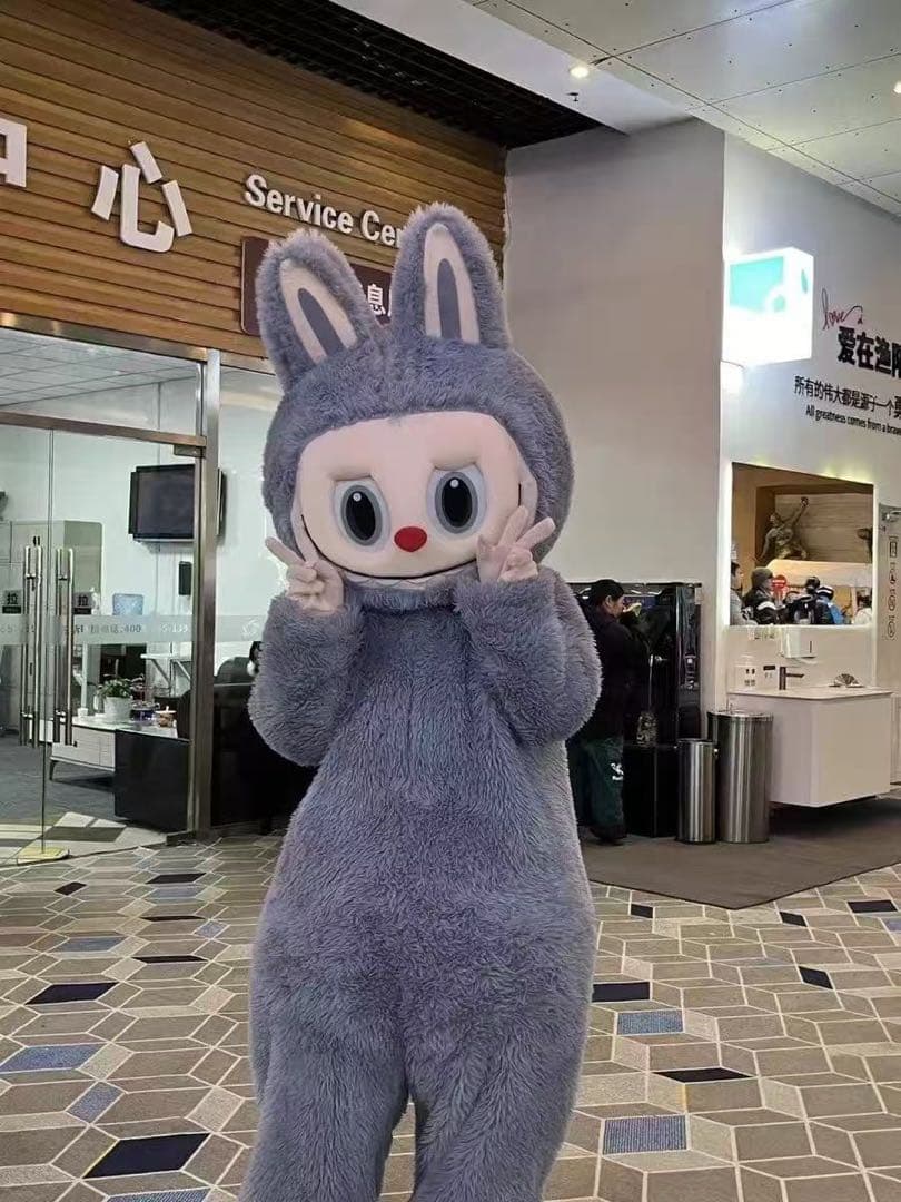 LABUBU ラブブ コスプレ衣装演出服 舞台装 コスチューム 制服 銀色