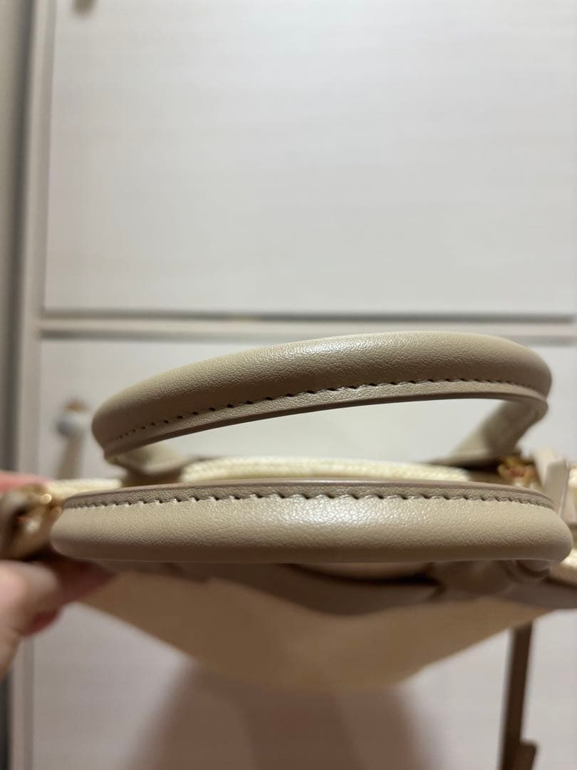 バッグ Herlipto Palma mini tote bag taupe