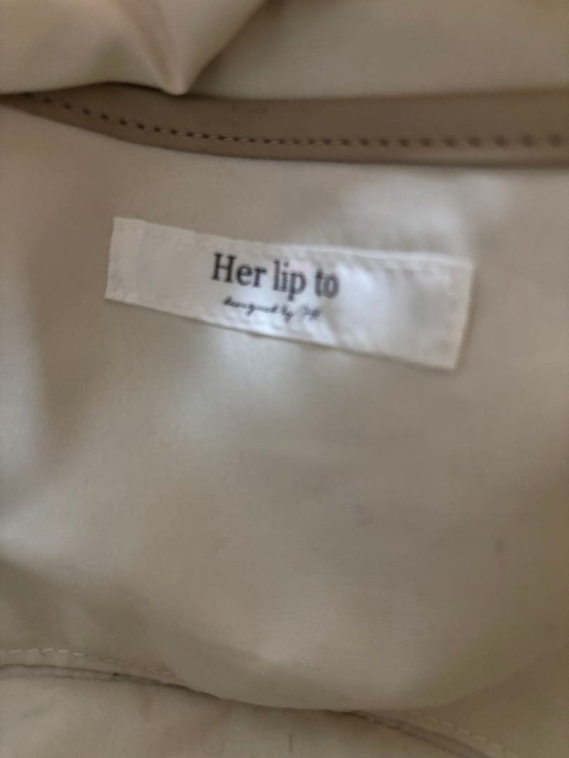 バッグ Herlipto Palma mini tote bag taupe