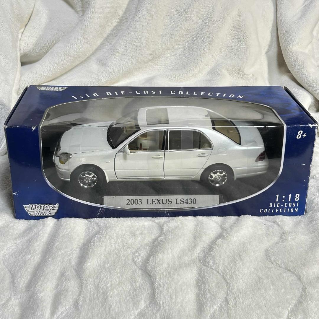 ミニカー 1/18 Motormax 2003 LEXUS LS430