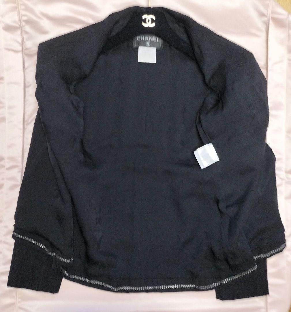 CHANEL 38(M)テーラードジャケット CCロゴボタン
