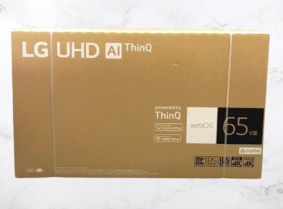 ★【新品未開封】LG 65Ｖ型 4K スマートテレビ 65UR801C0JB