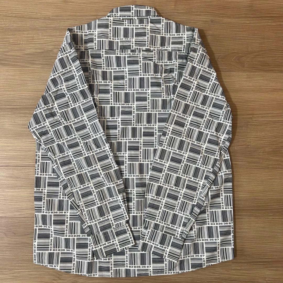 ヴェトモンVETEMENTS バーコードモノグラム　シャツ　XSサイズ　美品