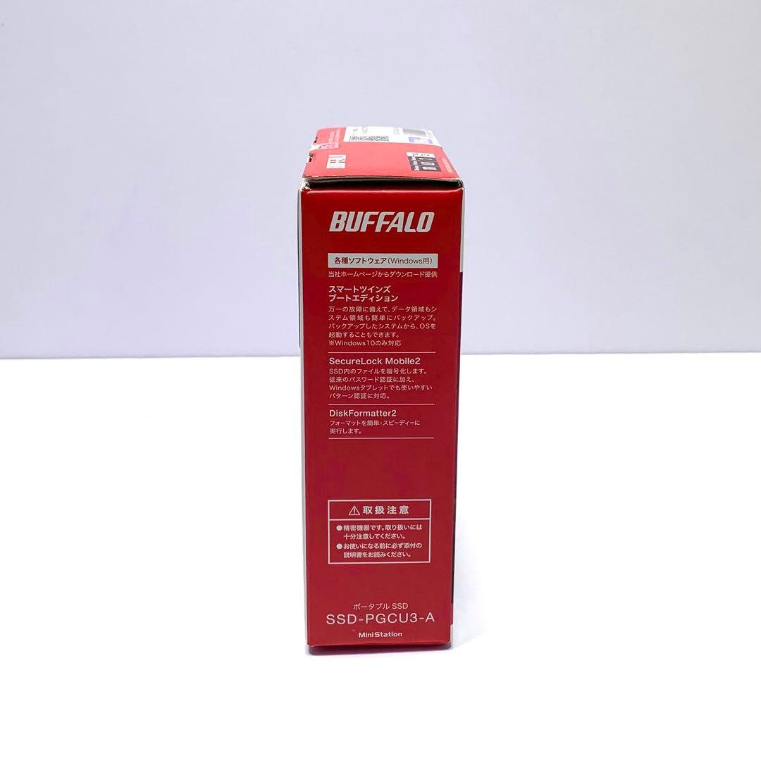 【新品】BUFFALO 外付けSSDドライブ SSD-PGC960U3-BA