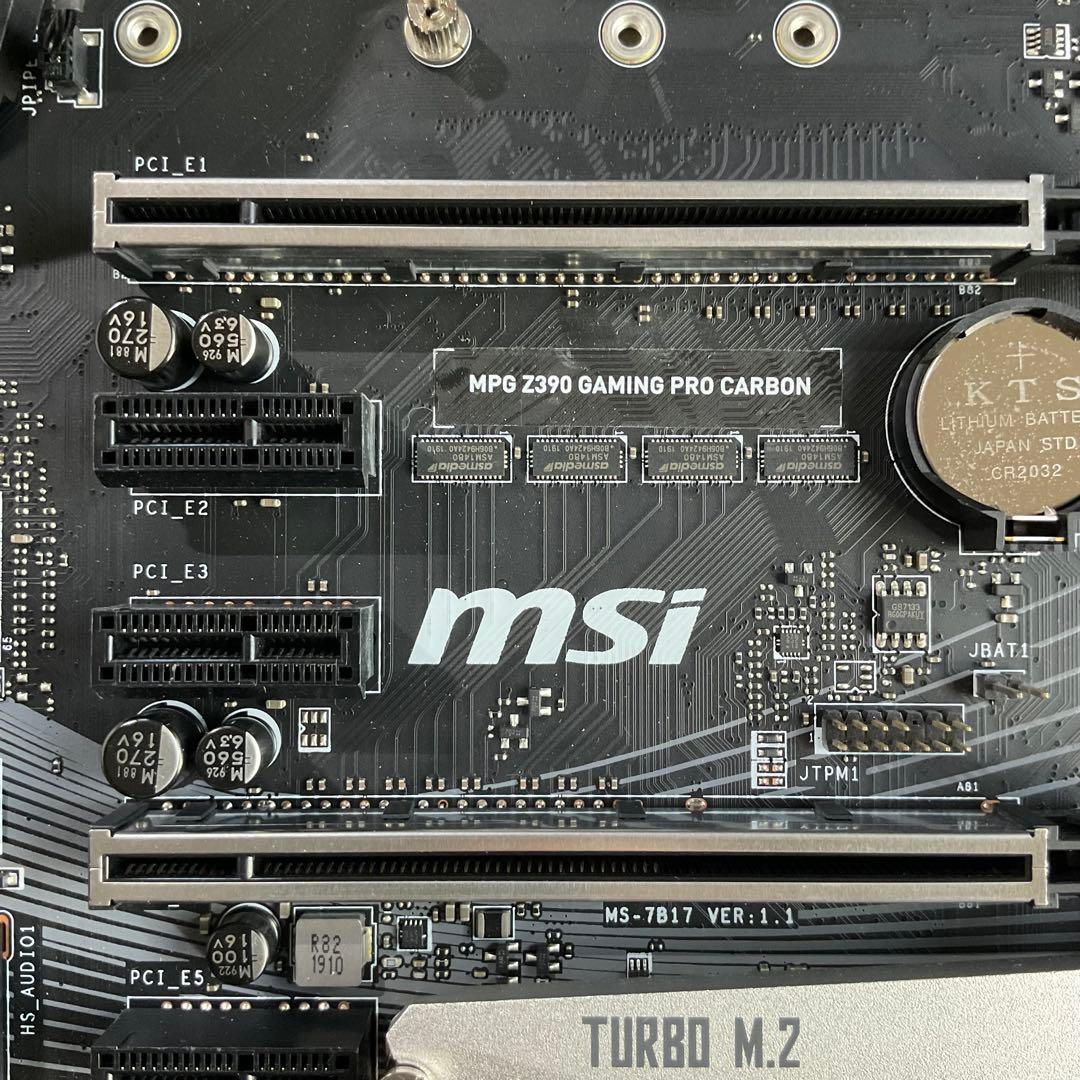 マザーボード msi MPG Z390 GAMING PRO CARBON
