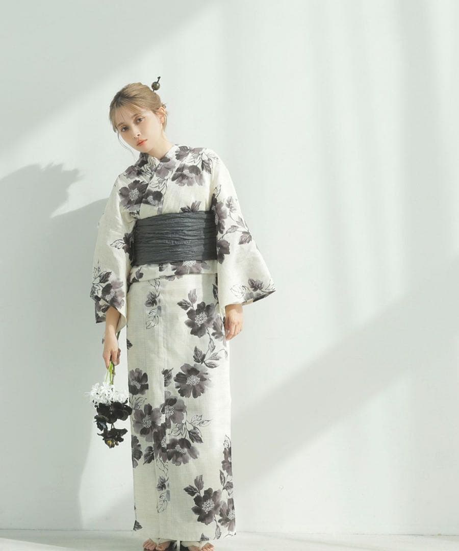 DITA 浴衣5点セット【京の水墨画】